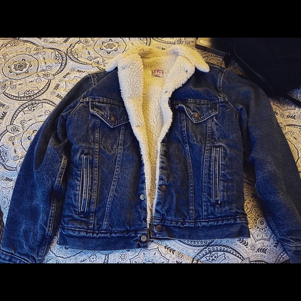 Vtg Men's Levi's Sherpa-Lined Trucker Jacket Medium Brand New 38R.